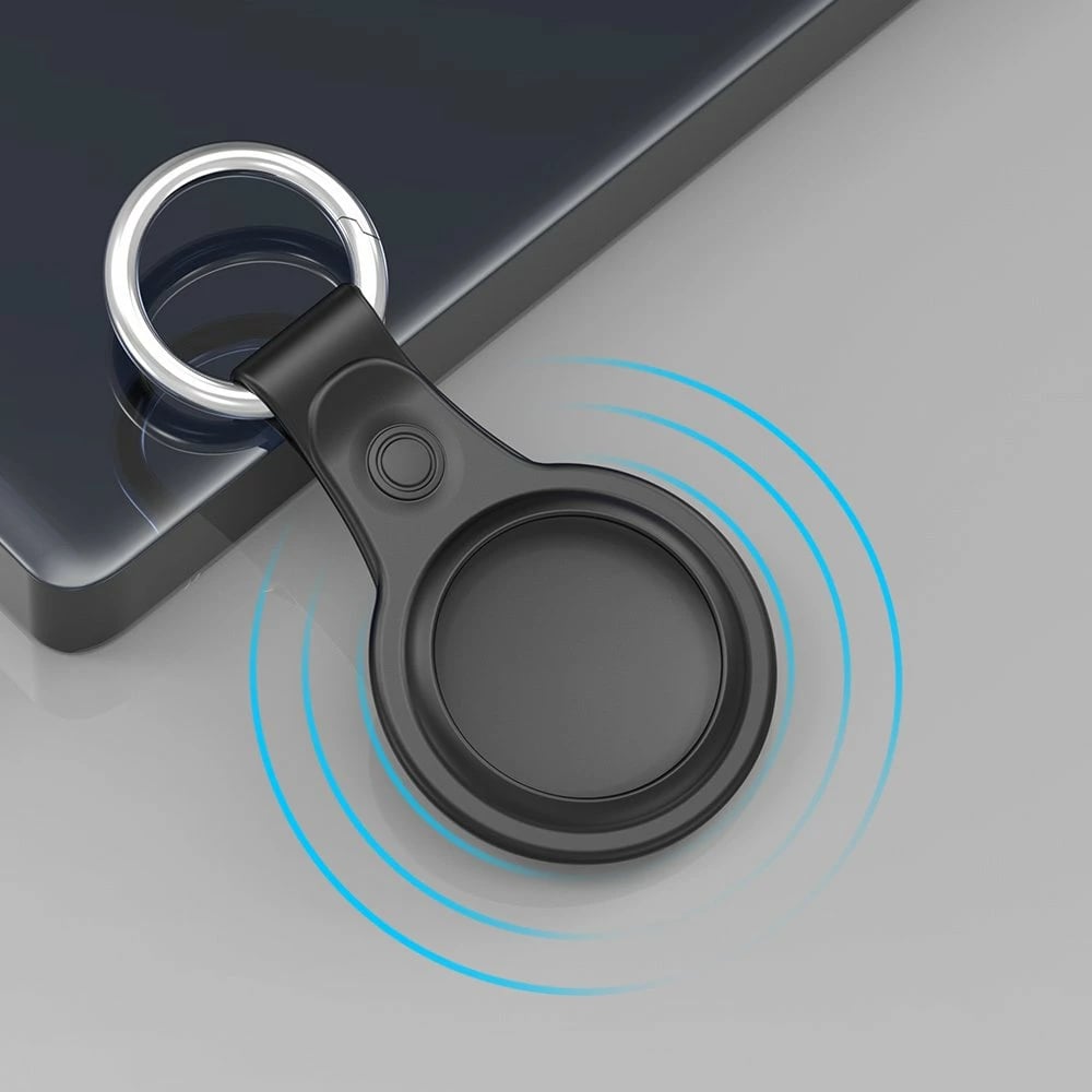 Mbështjellës silikon Dux Ducis për AirTag, set 4 copë, e zezë/e gjelbër/rozë/blu