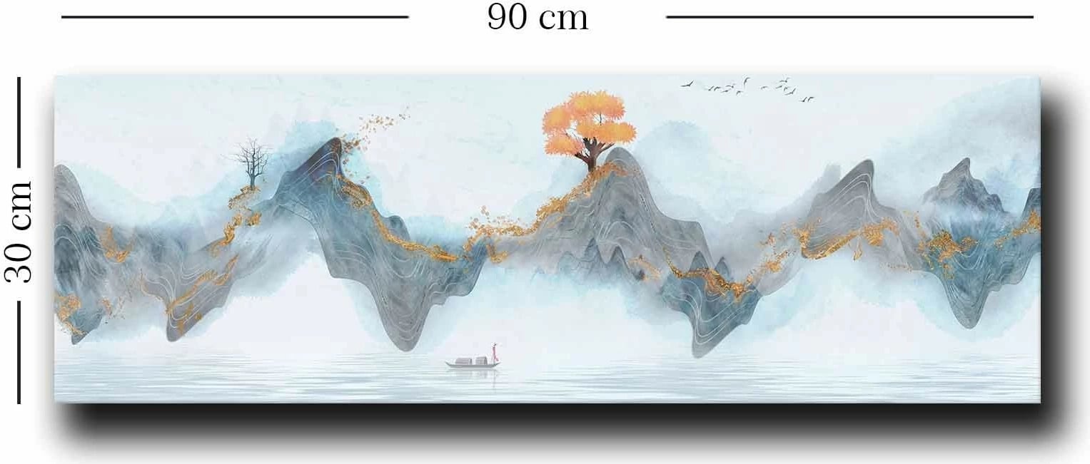 Pikturë dekorative në kanavacë, Wallity, 3090NISC-007, 30x90cm