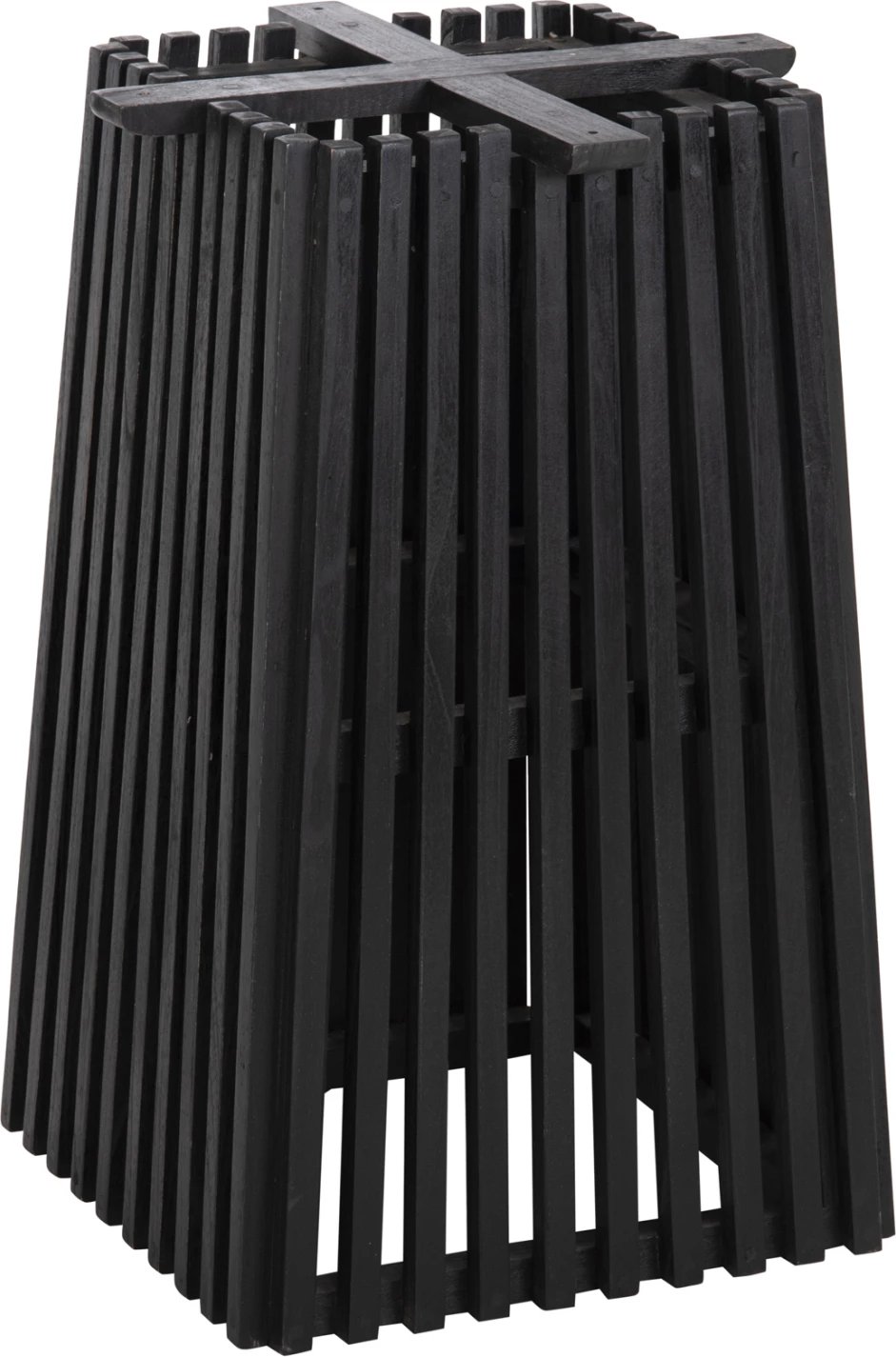 Baza katrore për tavolinë, FRANTZ, ngjyrë e zezë, FH9460.12, 60x60x73 cm