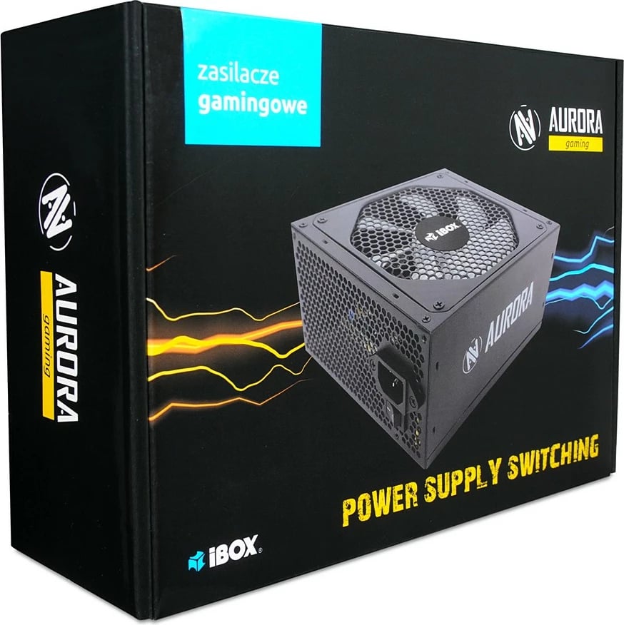 Kasë furnizimi iBOX Aurora 700W, Gaming, 14 cm fan, e zezë