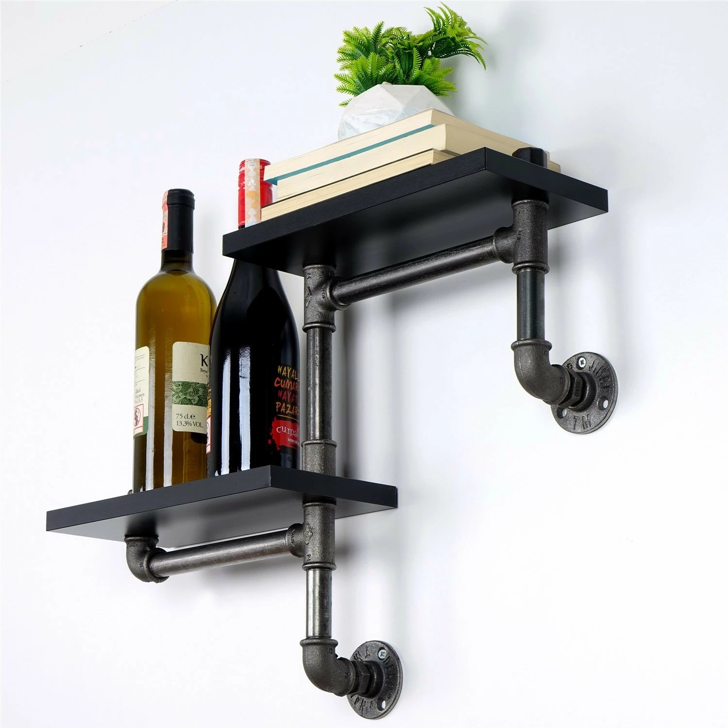 Raft muri me tuba, ngjyrë e zezë, BORURAF242