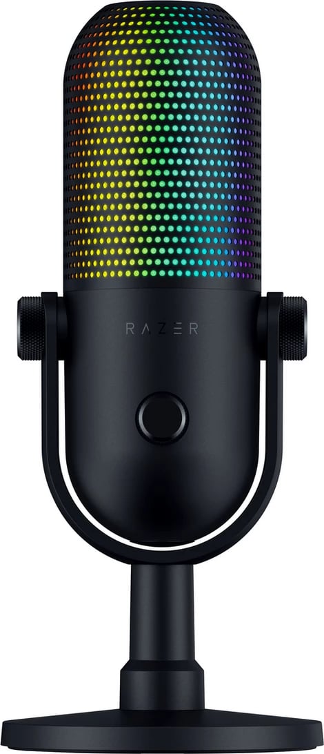 Mikrofon, Razer, Seiren V3 Chroma RZ19-05060100-R3M1, USB, ndriçim Chroma RGB, i zi