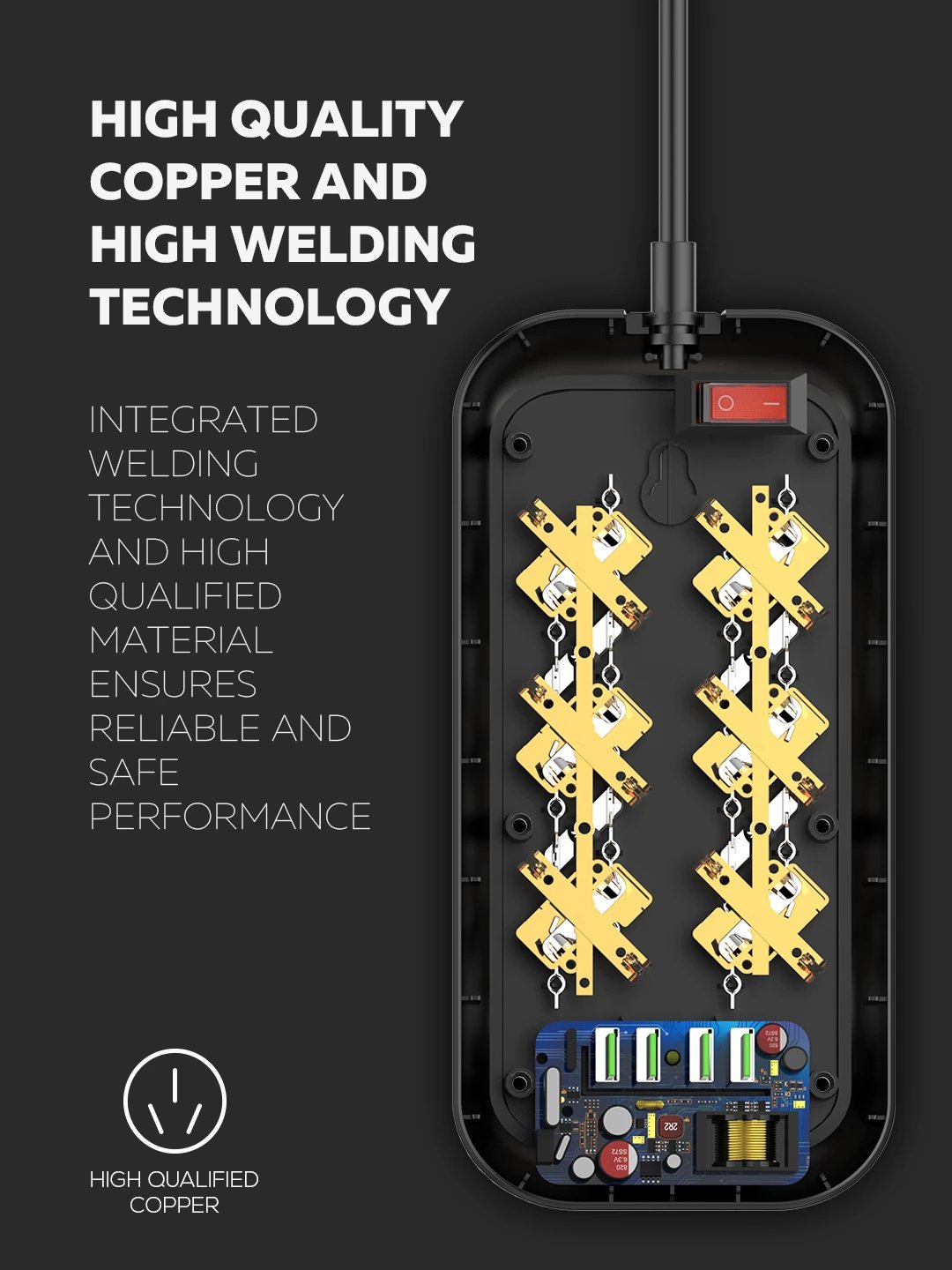 Prizë E Rrymës LDNIO SE6403 Prizë E Rrymës LDNIO SE6403