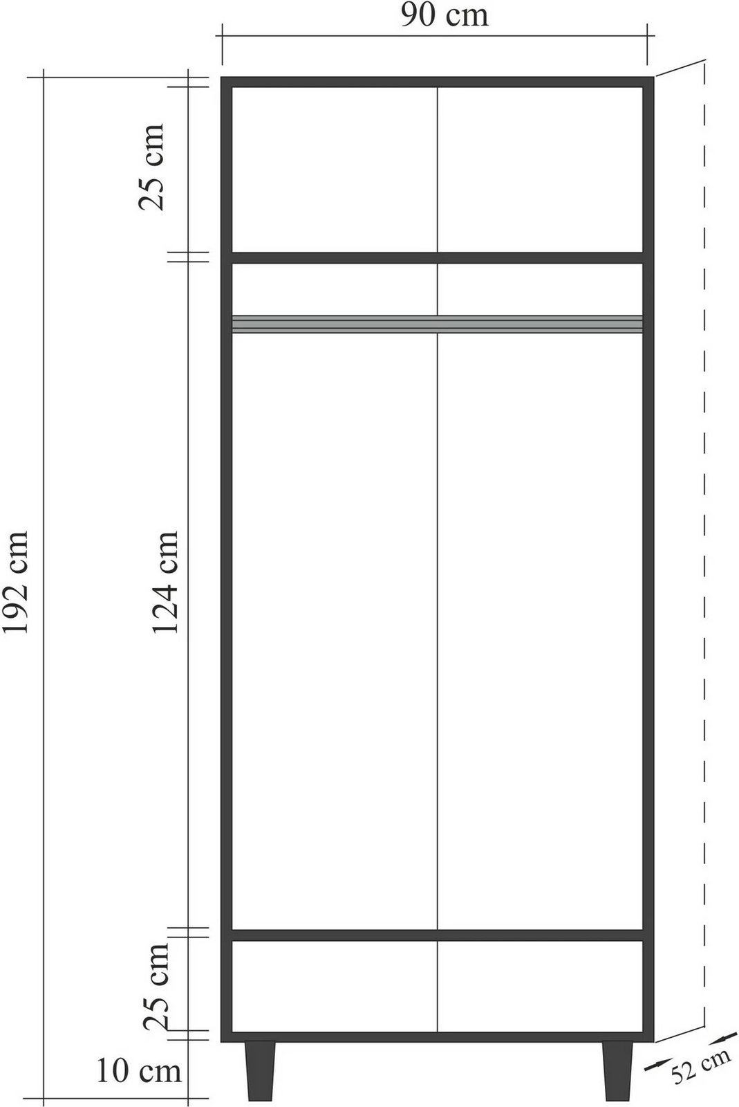 Dollap Sonomo, Skye Decor, Lidya 2 -911
