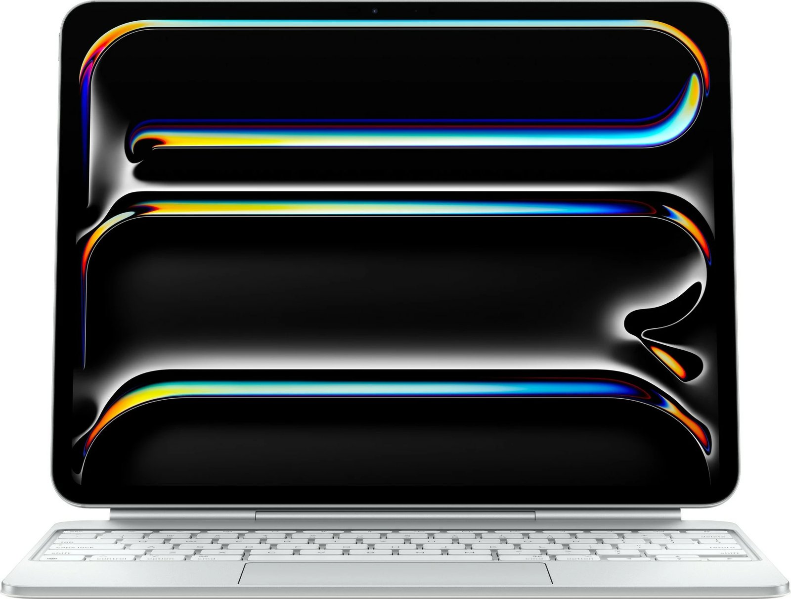 Tastierë Apple Magic për iPad Pro 13 M4, AZERTY, e bardhë