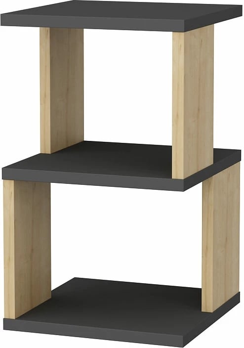 Komodinë Hanah Home Carter, antracit dhe lis