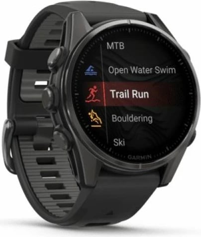 Orë sportive Garmin për meshkuj/femra, e zezë