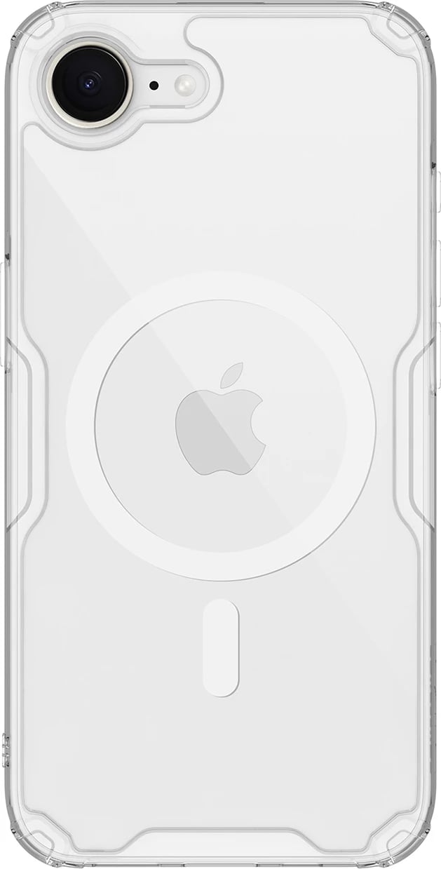 Mbështjellës Nillkin Nature Pro Magnetic për iPhone 16e, MagSafe, Transparent