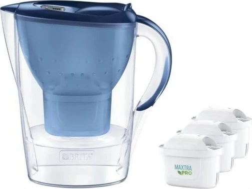 Filtruese uji BRITA Marella me 3 filtra Maxtra Pro PP, 2.4L, Blu