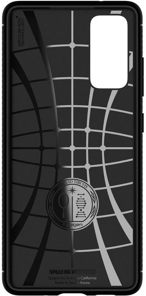 Mbështjellës Spigen Rugged Armor për Samsung Galaxy S20 FE, Matte Black