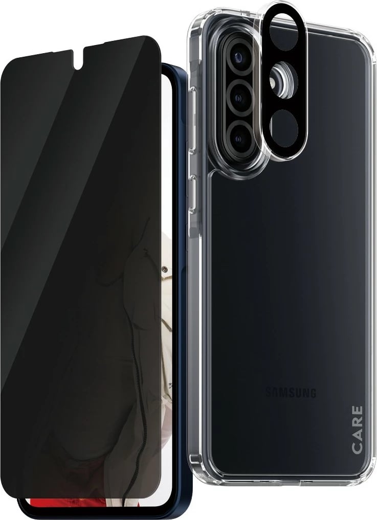 Mbështjellës PanzerGlass CARE Flagship 3-in-1 për Samsung Galaxy A36 5G, transparent