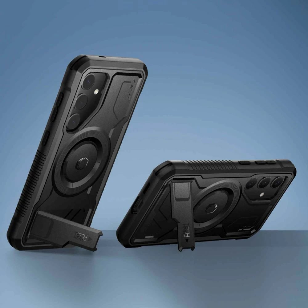 Mbështjellës Tech-Protect Kevlar MagSafe+ për Samsung Galaxy S24+, i zi