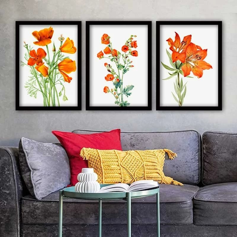 Pikturë dekorative me kornizë (3 copë), Wallity, 3SC_12613512 _3545