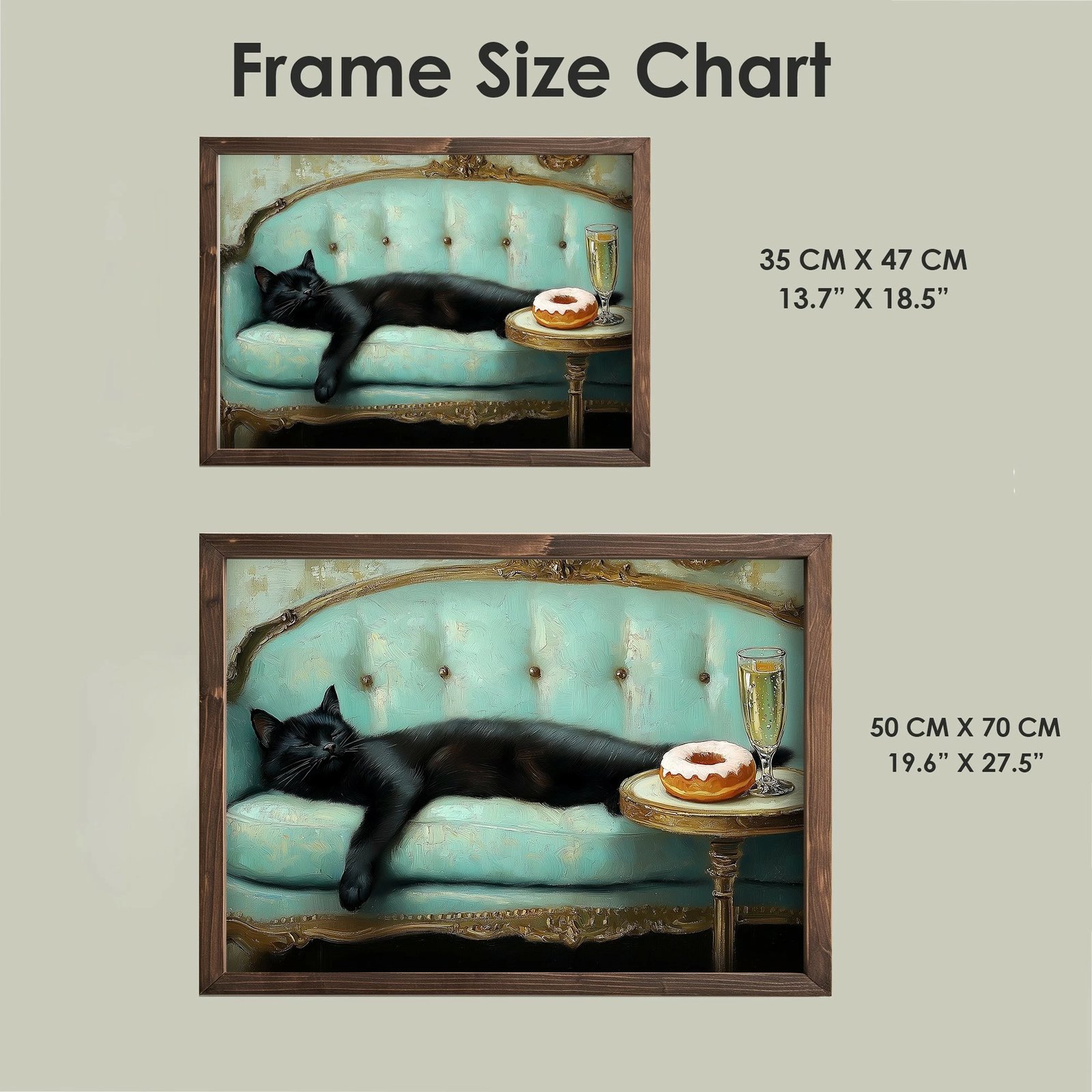 Pikturë dekorative me kornizë MDF, Wallity, TUN121-XL, shumëngjyrëshe, 50x70x3.5cm