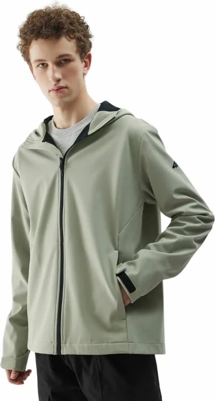 Jakne softshell për meshkuj 4F, e gjelbër