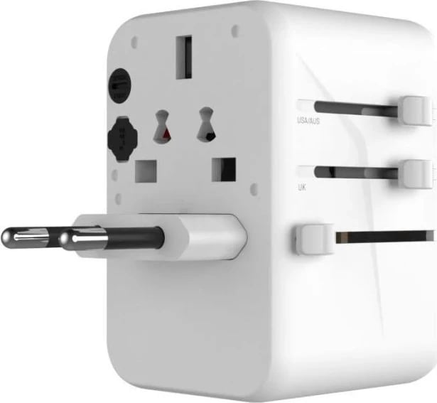 Karikues Fixed 3x USB-C + 2x USB-A 65W i bardhë