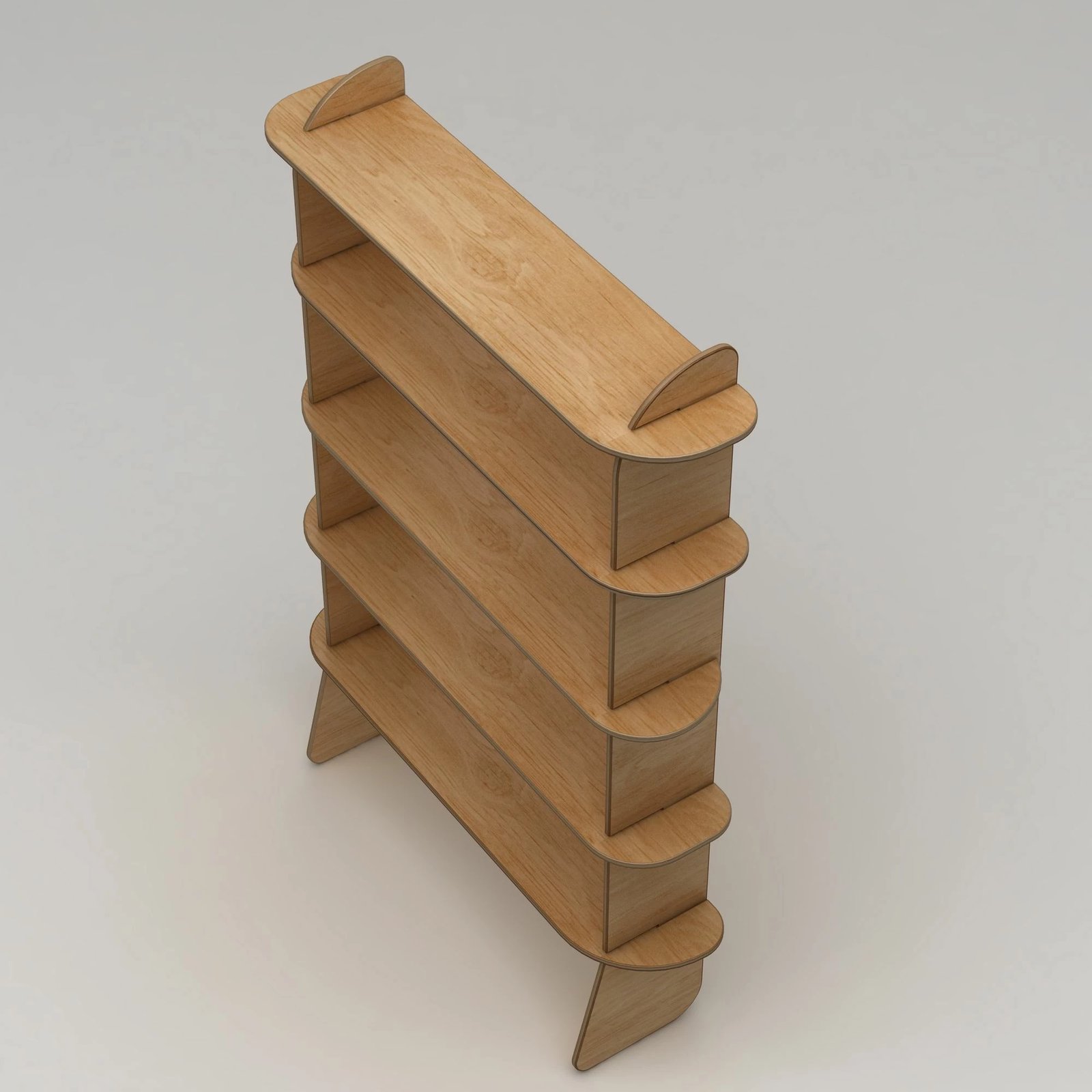 Raft librash Skye Decor, natyral, Scala-3