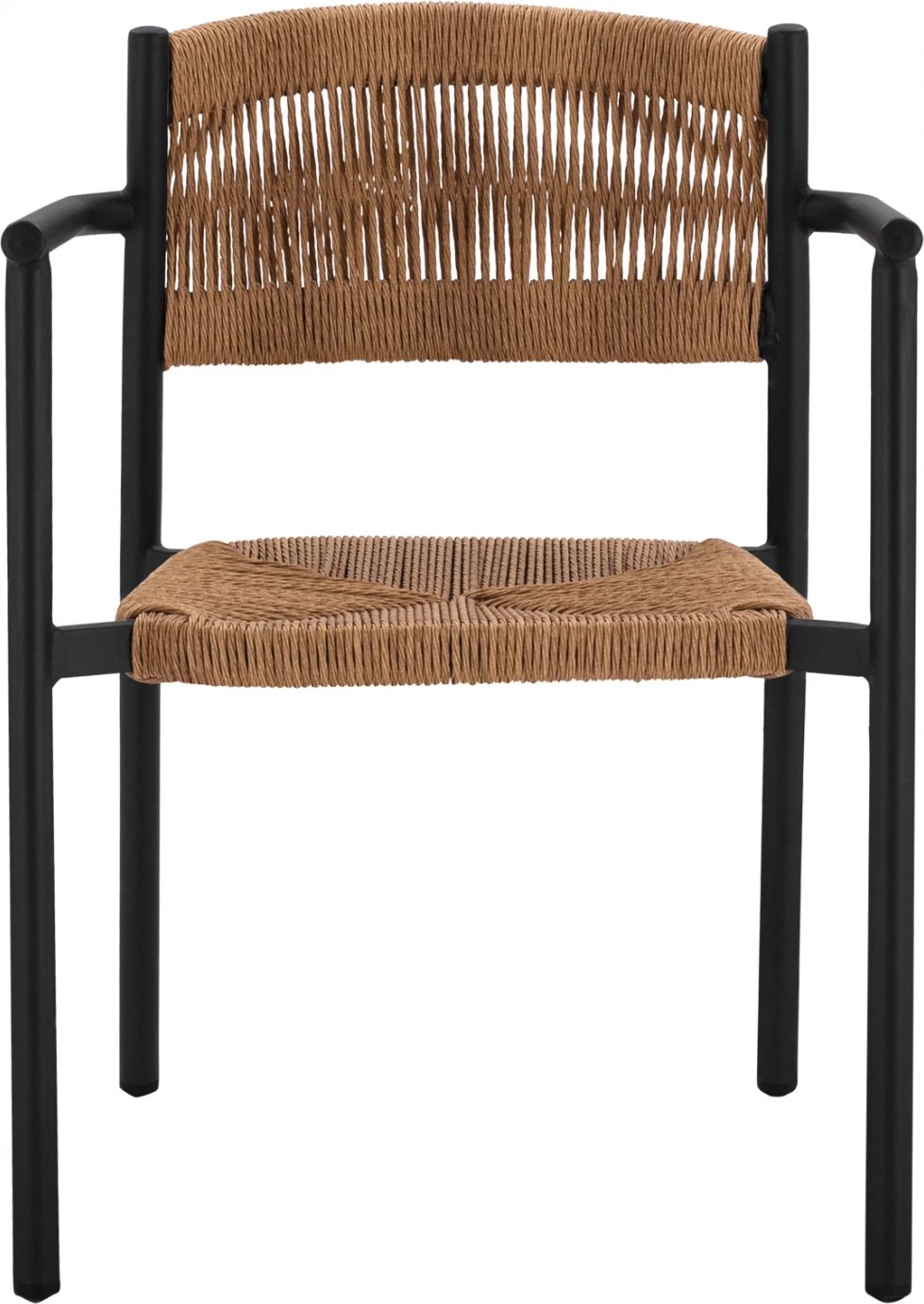 Karrige alumini me litar PE, ngjyrë bezhë, FH5786.02, 55.5x50x77.5 cm