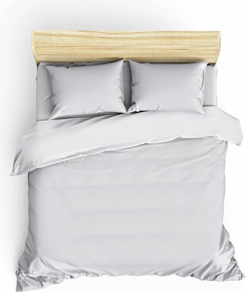Set mbulesë për jorgan Super King, satin, ngjyrë e bardhë, L'essentiel, Elegant