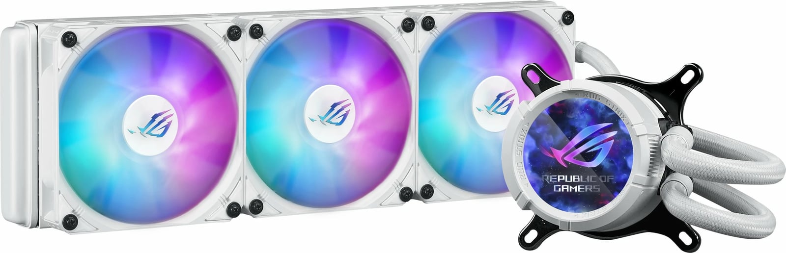 Ftohës uji all-in-one ASUS ROG Strix LC III 360 ARGB, 3x120mm, bardhë