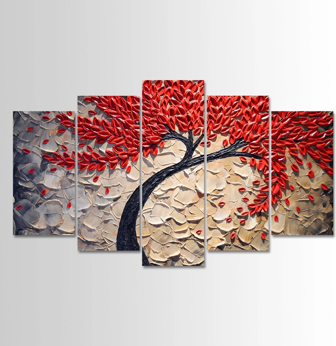 Pikturë dekorative MDF, 5 pjesë, Wallity, 5MDF4604_60100, 100x60cm