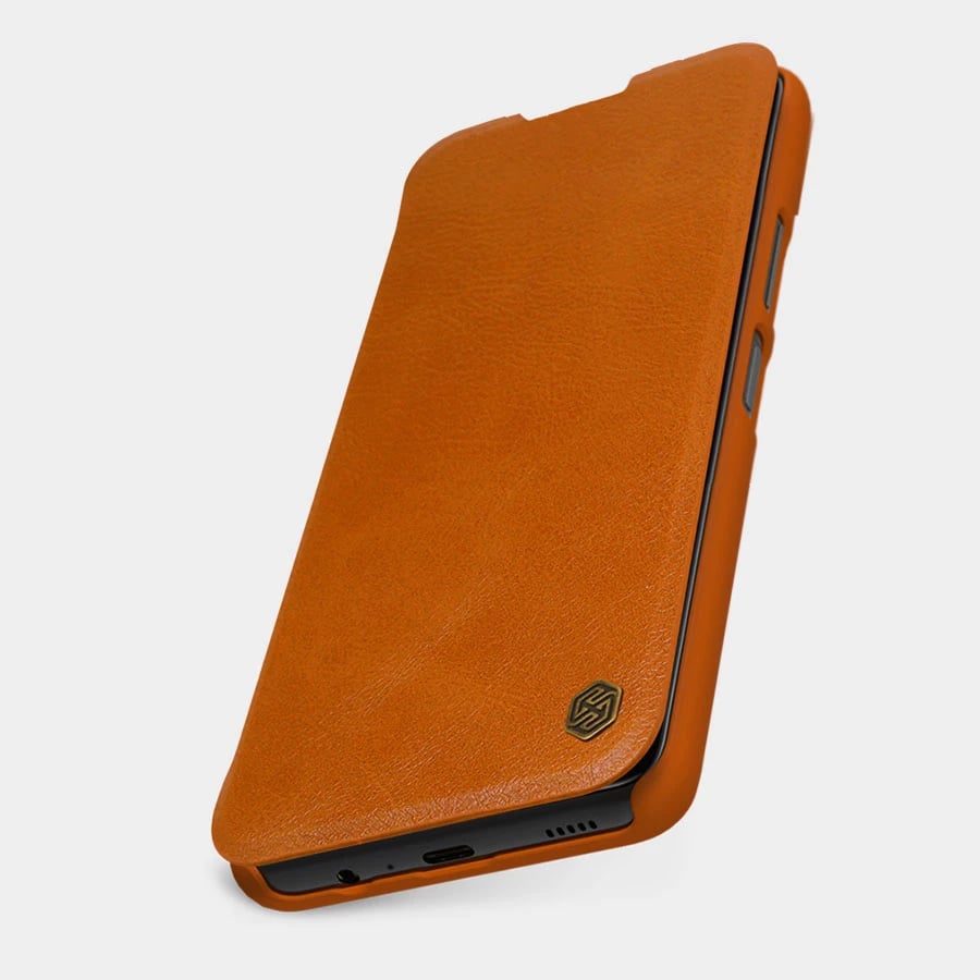 Mbështjellës Nillkin Qin Case për Xiaomi Redmi Note 11T 5G / 11S 5G / 11 5G (China) / Poco M4 Pro 5G, e zezë