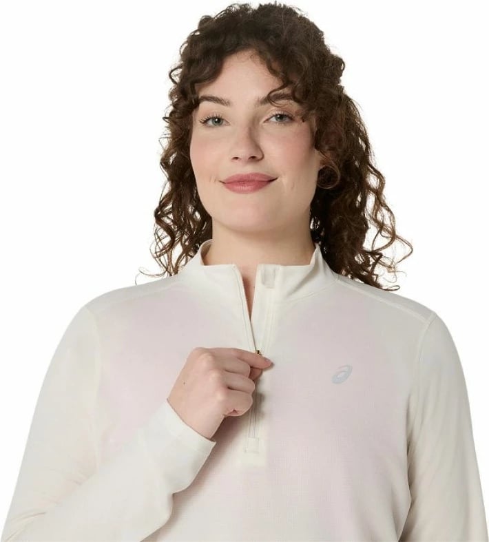 Maicë me mëngë të gjata për femra Asics, bezhë Maicë me mëngë të gjata për femra Asics, bezhë