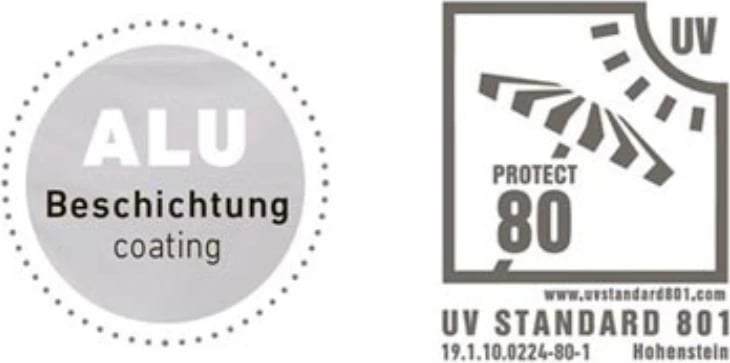 Tendë High Peak për 3 persona, gri e çelët