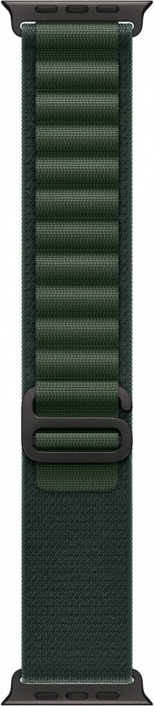 Rrip Alpine Apple Watch, 49 mm, S, ngjyrë e gjelbër e errët, elemente titan të zi