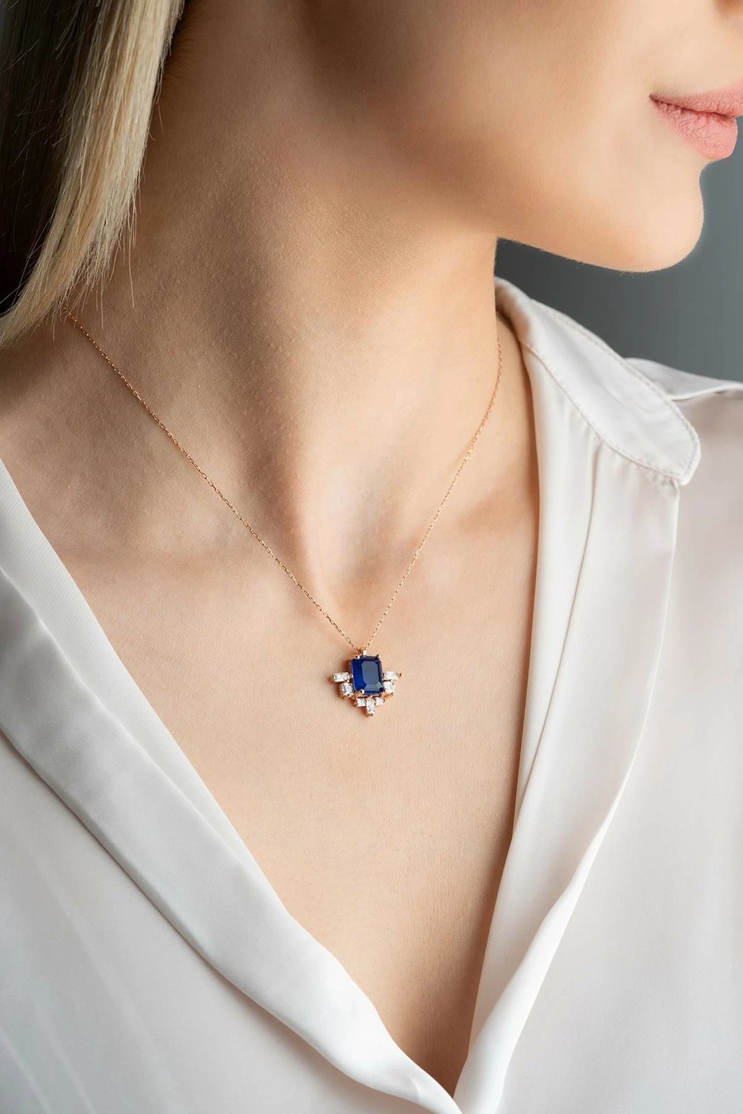 Varëse argjendi Jumeon, ngjyrë rozë e artë dhe kaltër e errët, NRZ999349