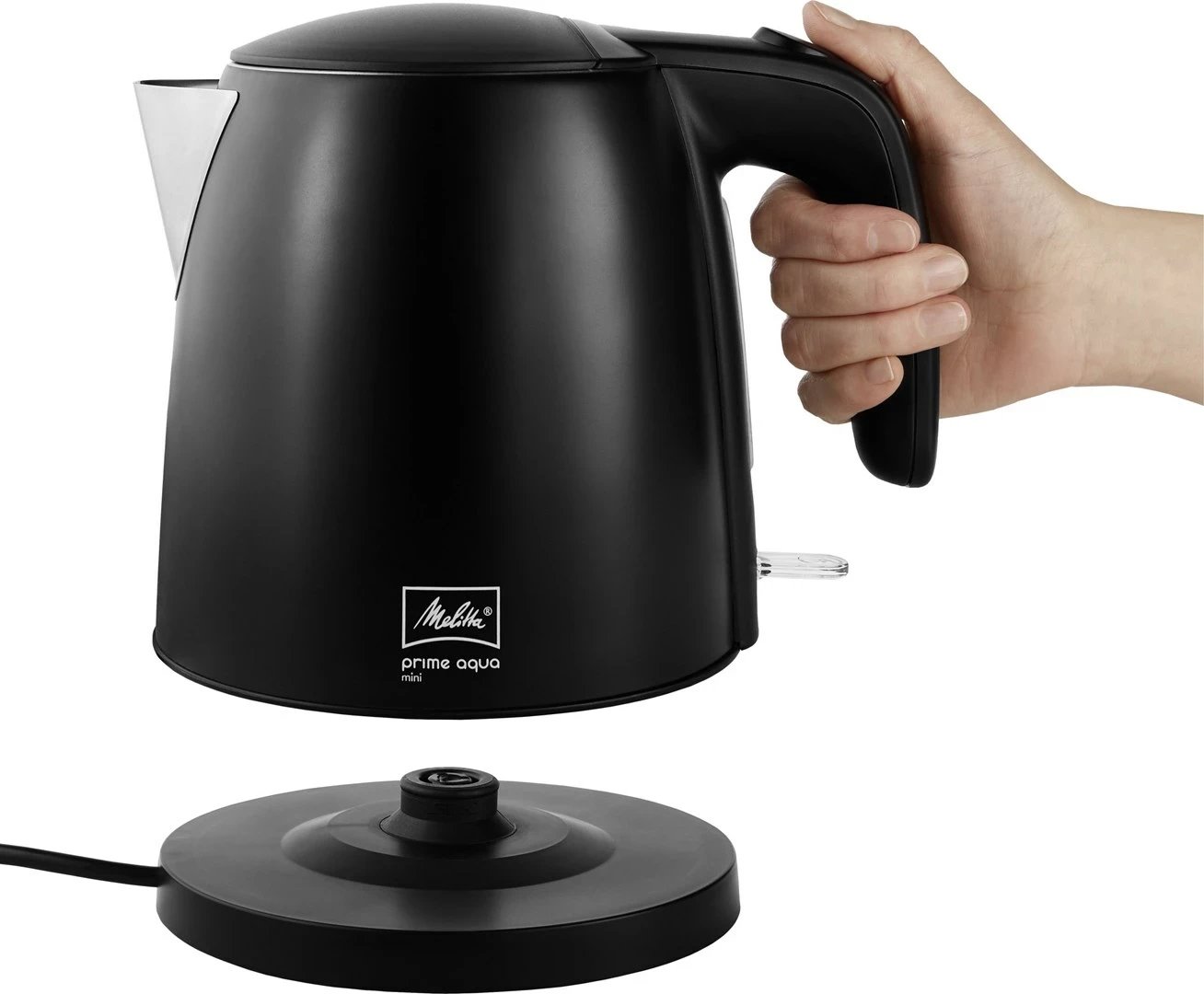 Çajnik elektrik Melitta PRIME AQUA MINI BLACK EDITION, 2200 W, i zi