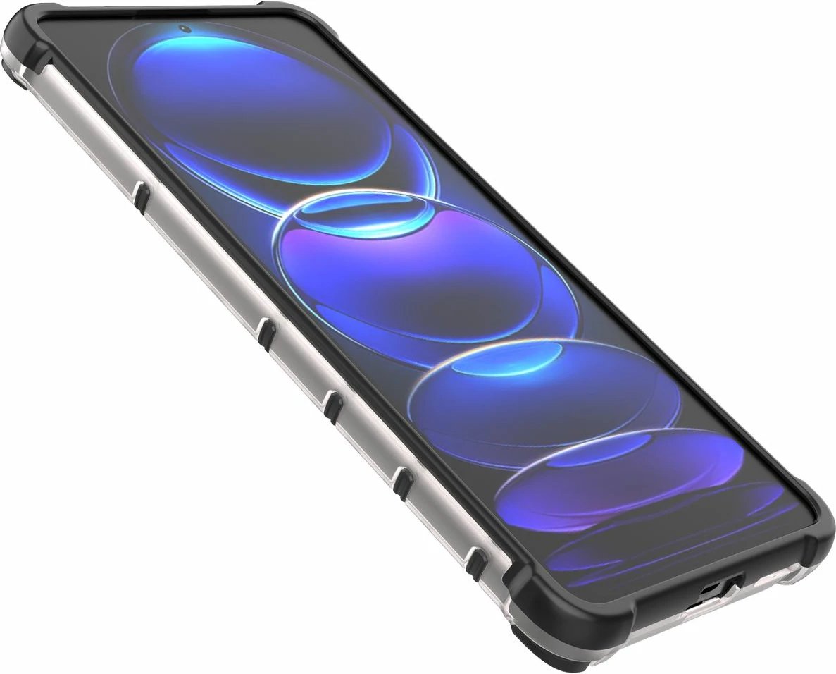 Mbështjellës Hurtel Honeycomb për Xiaomi Redmi Note 12 Pro+, kaltër