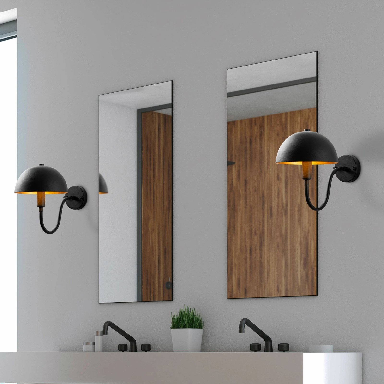 Llambë muri Opviq, Togg - 14827, ngjyrë e zezë