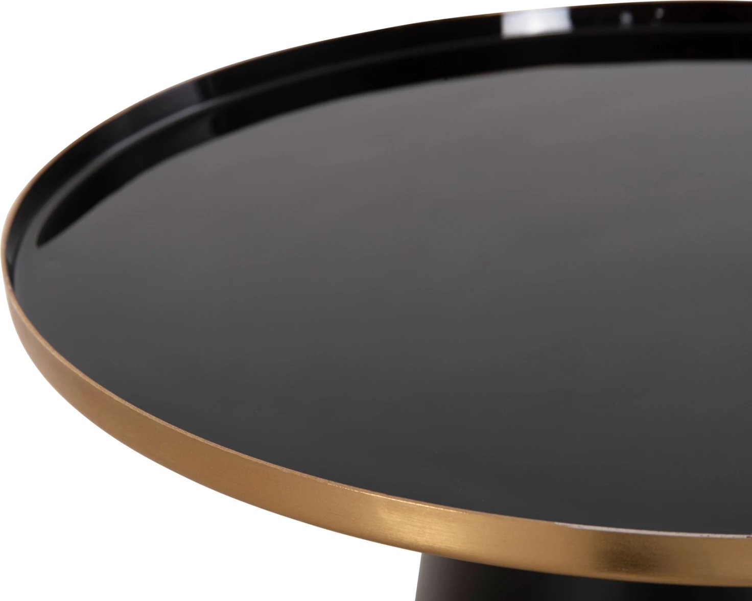 Tavolina kafeje 2 copë, BENG FH9920, sipërfaqe metalike të emaluara, bazë mat, ngjyrë e zezë, Φ50 & Φ40 cm Tavolina kafeje 2 copë, BENG FH9920, sipërfaqe metalike të emaluara, bazë mat, ngjyrë e zezë, Φ50 & Φ40 cm