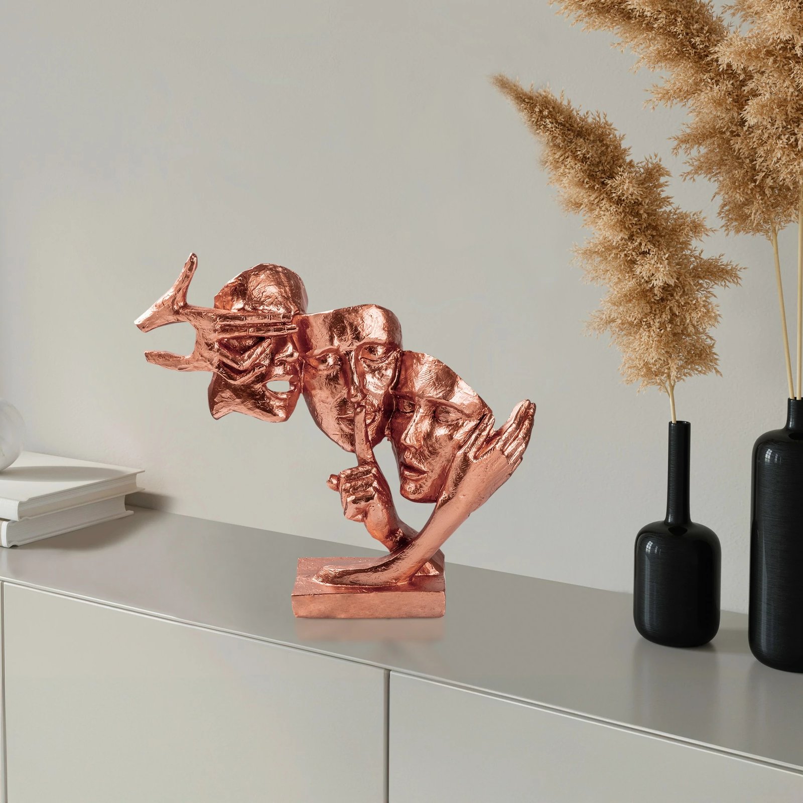 Objekt dekorativ Evila Originals, bakër, Yak-034-A