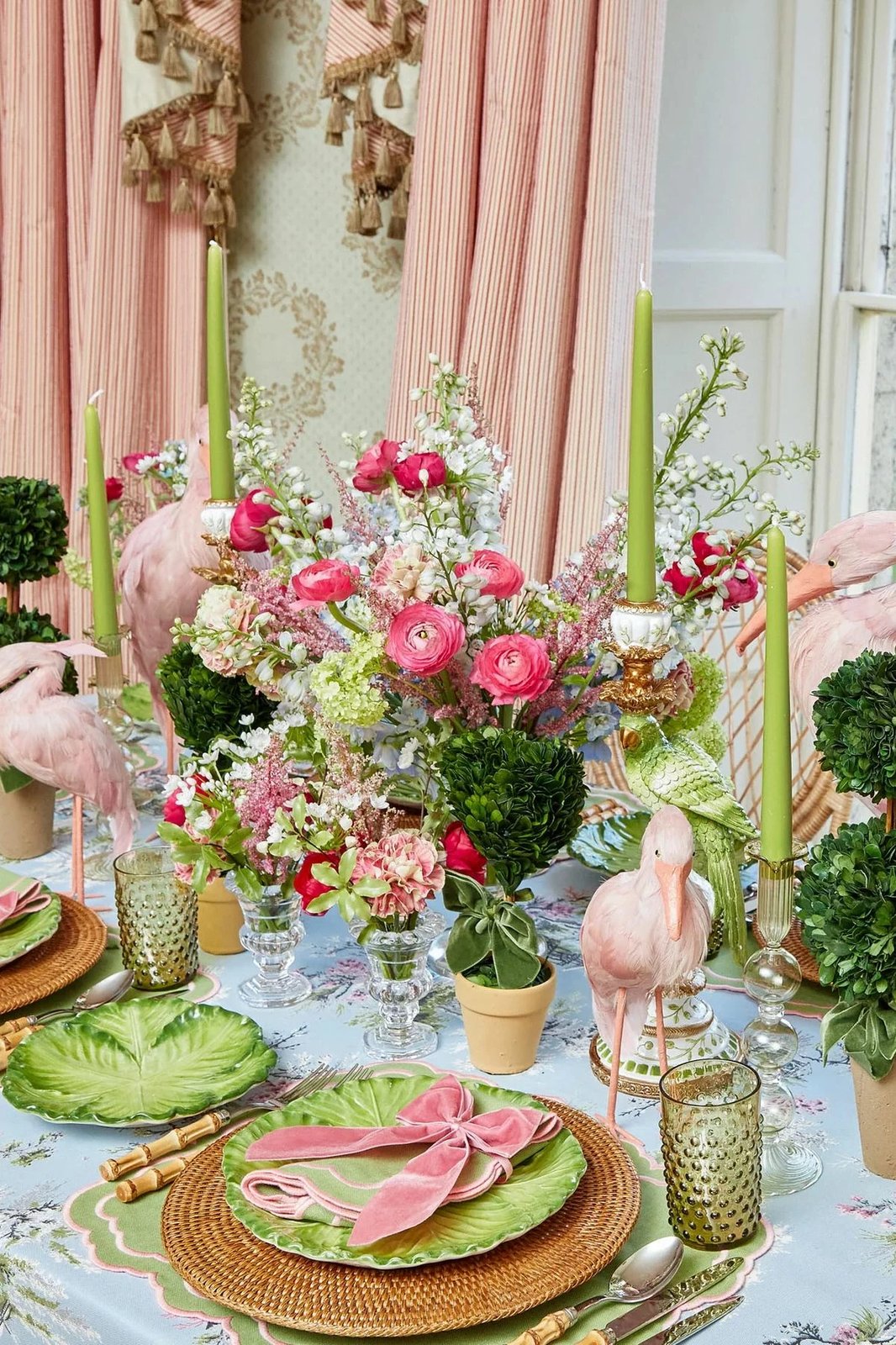 Set qirinjsh (4 copë), Evila Originals, pastel 4, ngjyrë e gjelbër v2