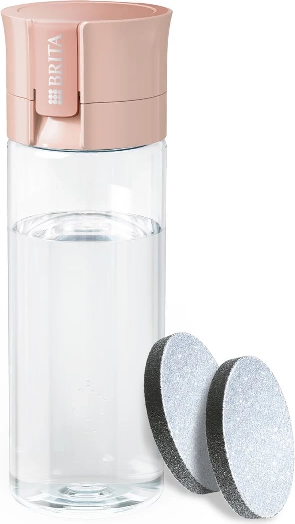 Shishe filtruese UJI Brita Vital, 600 ml, 2x filter, rozë