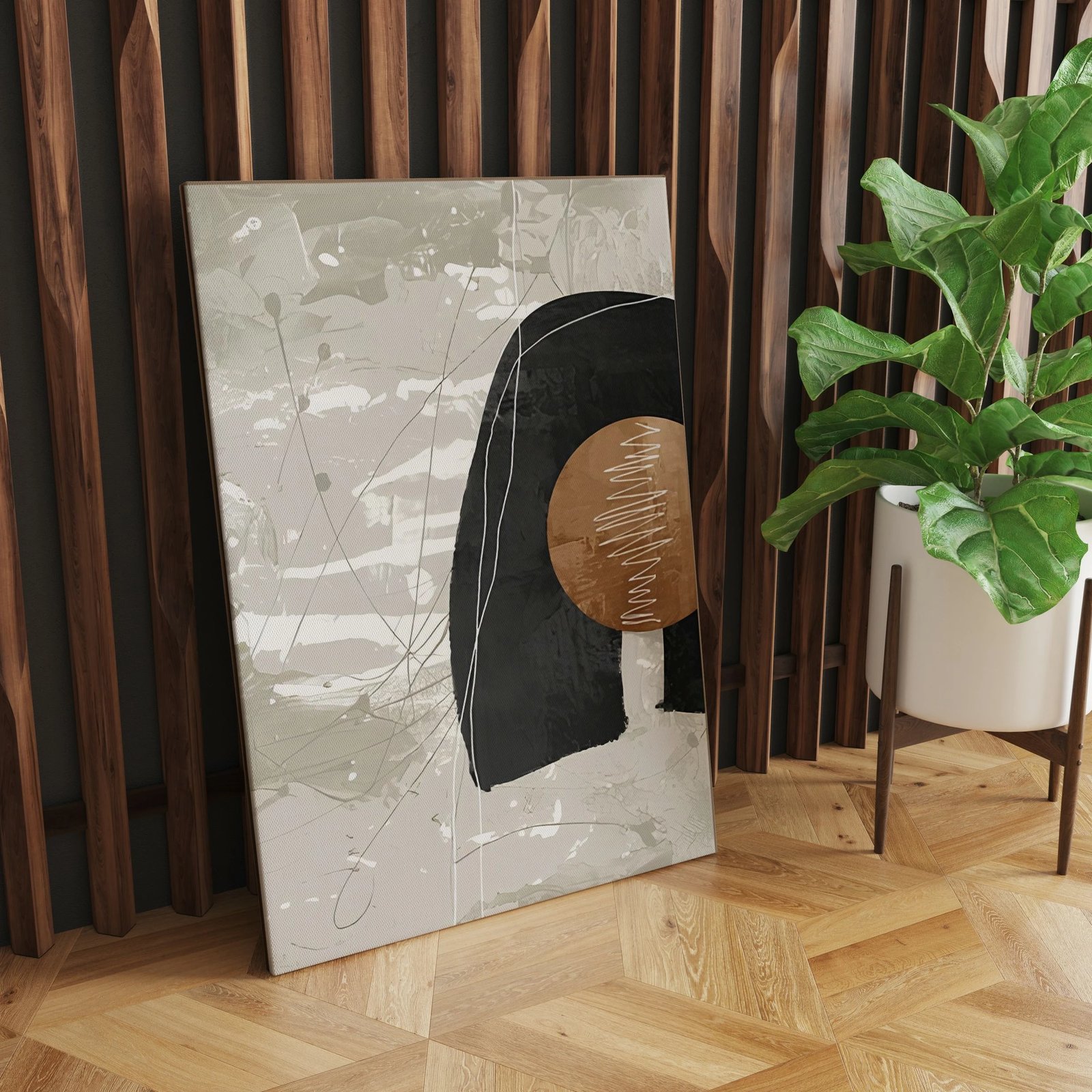 Pikturë dekorative në kanavacë, shumëngjyrëshe, Wallity, ASR_CNV25-46, 50x70cm