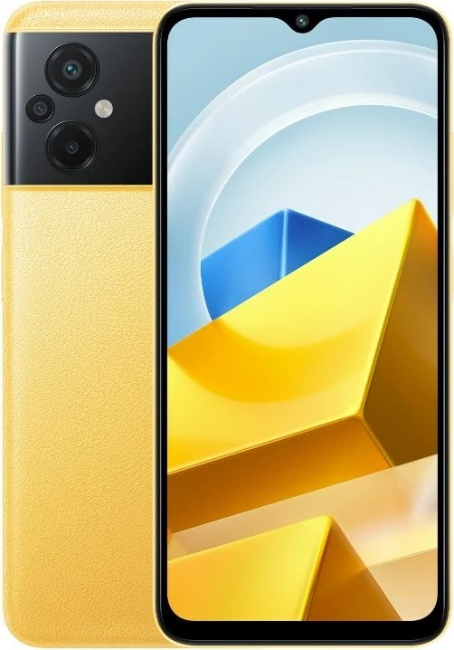 Celular Xiaomi Poco M5, 6.58", 4+64GB, i verdhë