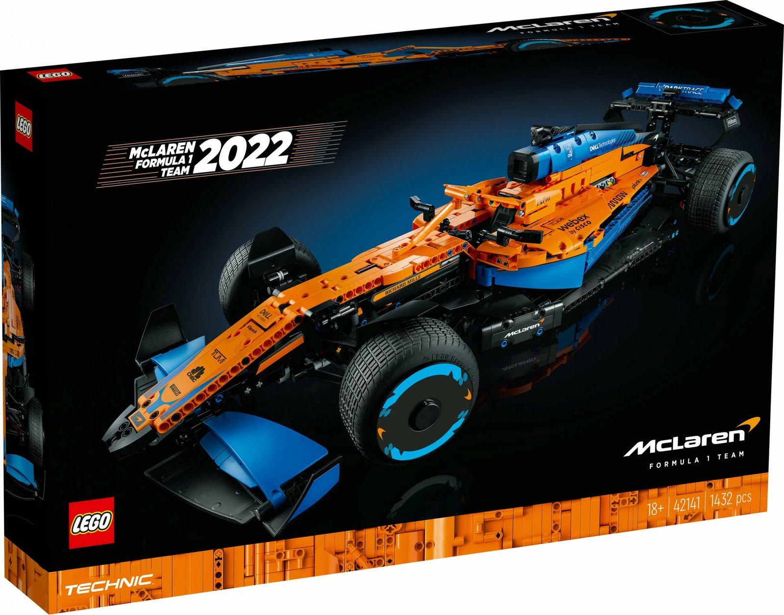 Set për ndërtim LEGO Technic McLaren Formula 1, 1434 pjesë, shumëngjyrësh Set për ndërtim LEGO Technic McLaren Formula 1, 1434 pjesë, shumëngjyrësh