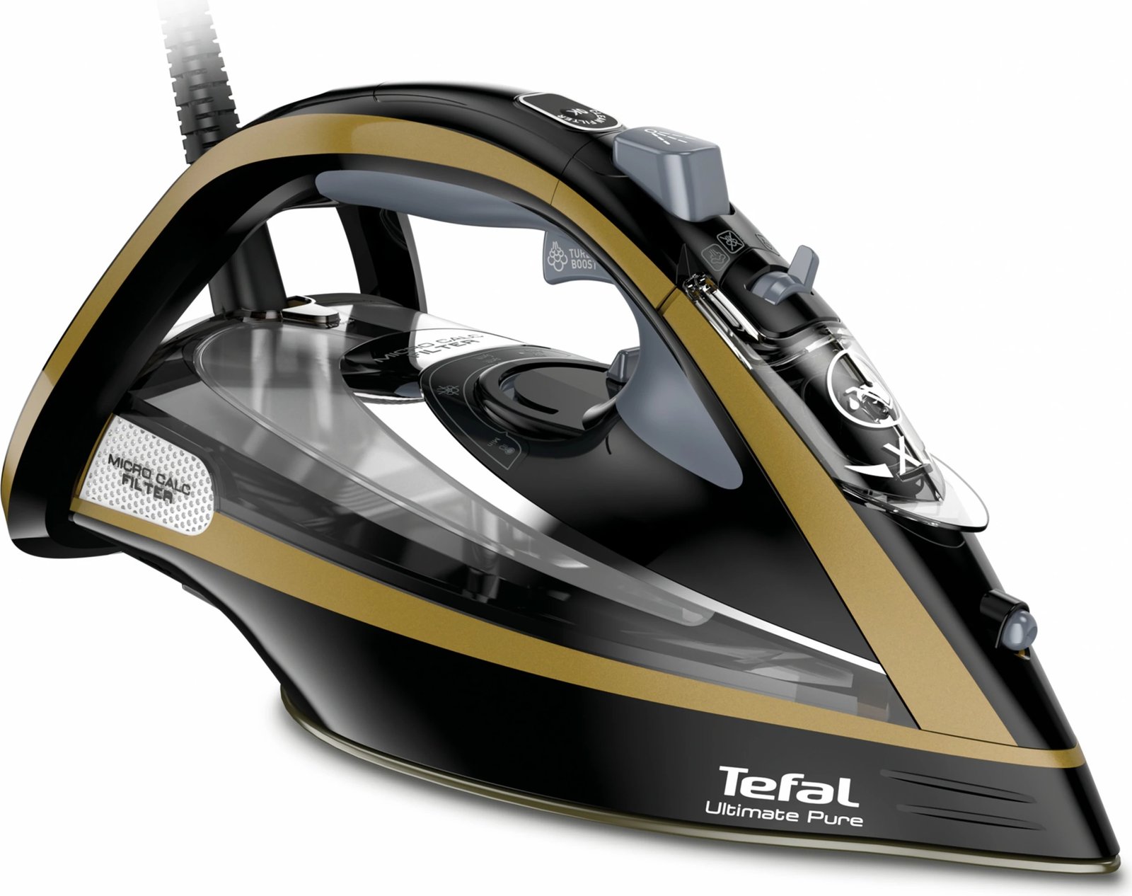 Hekur Tefal Ultimate Pure FV9847E0, 3200W, Durilium Airglide, 0.35L, zi ari