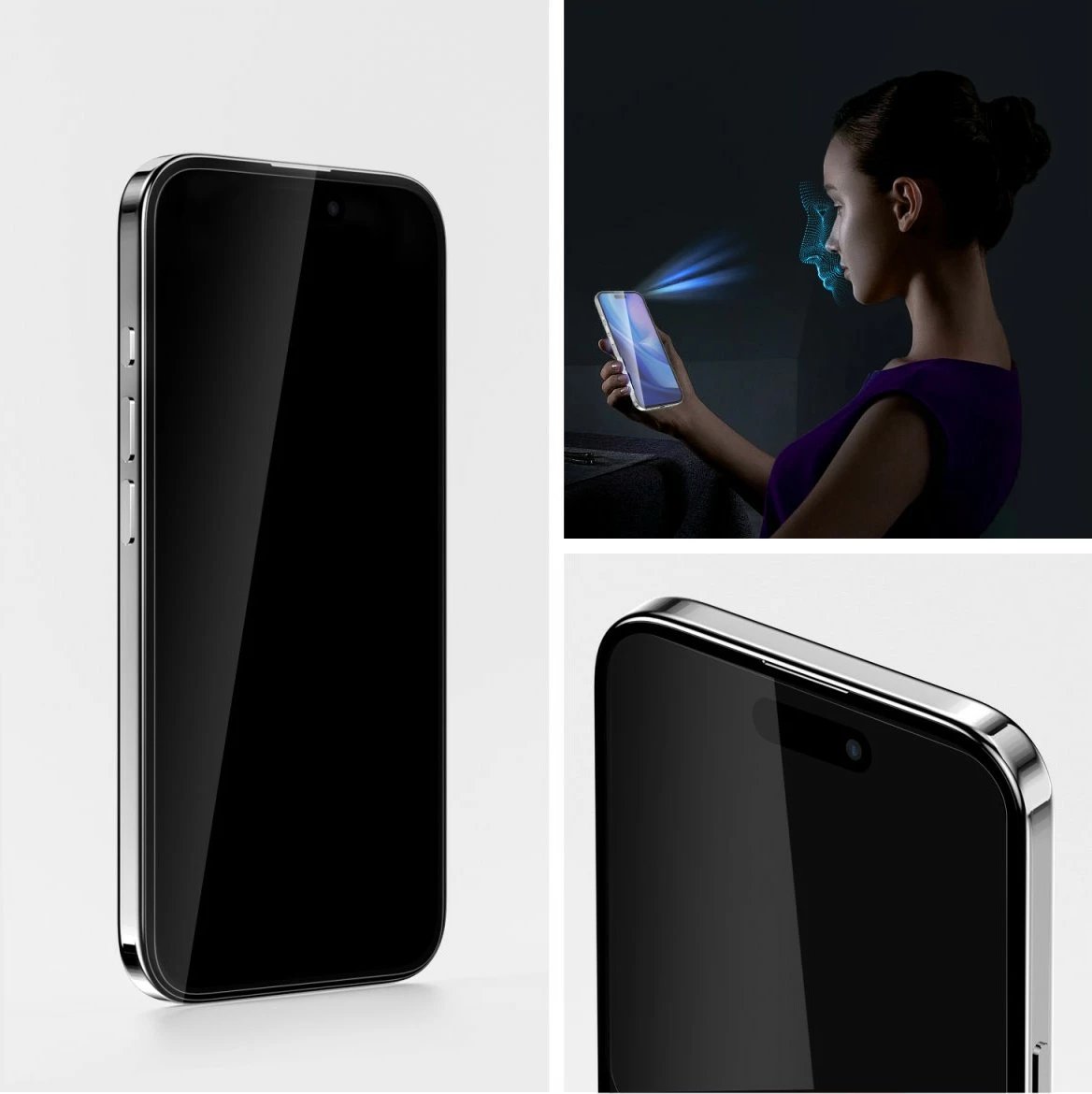 Mbështjellës ekrani 4smarts 541201, Apple, iPhone 16 Pro, Drop proof, Impact resistant, Scratch resistant, Transparent