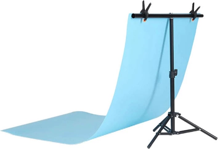 Mbështetës sfondi për studio fotografike Puluz DCA0976 me 2 sfonda, 70x200cm, i bardhë dhe i zi