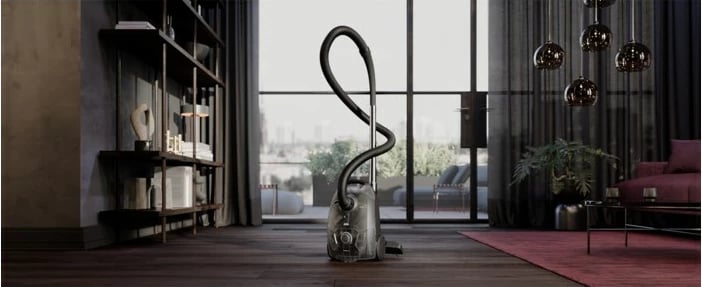 Fshesë me korrent AEG AB31C1GG, drum, 3L, 750W, e zezë