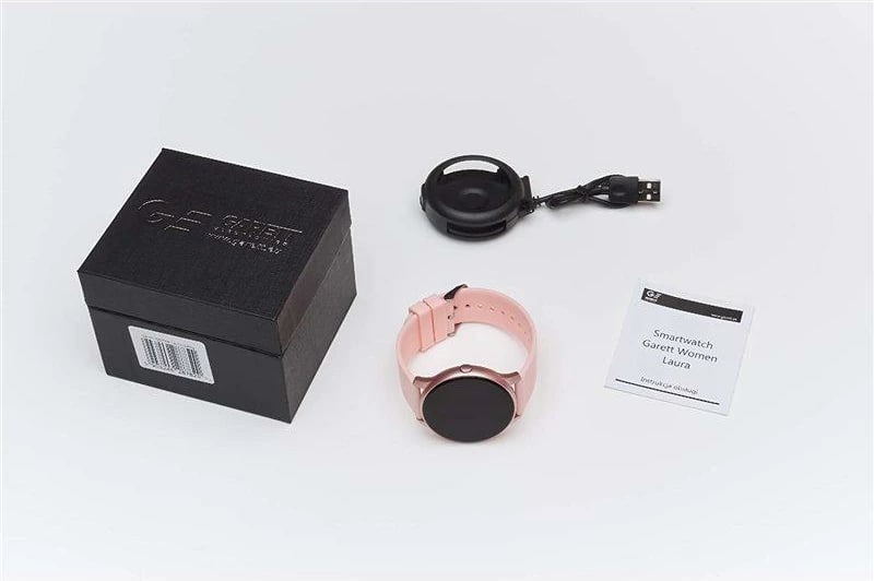 SmartWatch GARETT WOMEN LAURA GOLDEN/PINK (Waterproof IP67, 1.3" Touch)