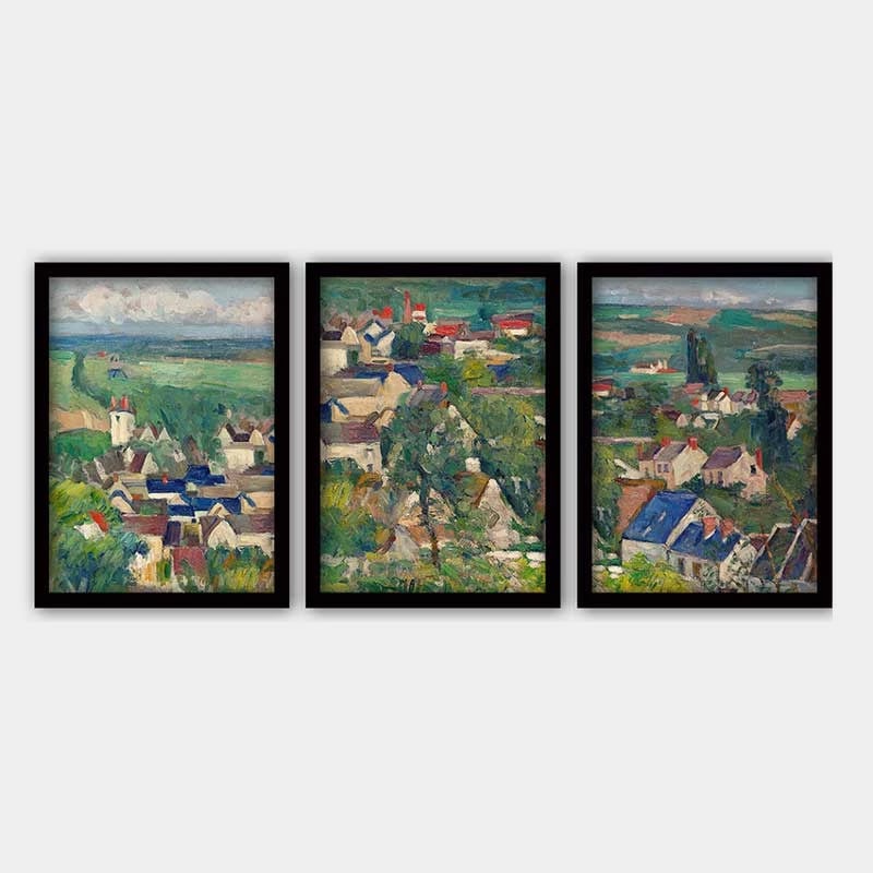 Pikturë dekorative me kornizë (3 copë), Wallity, 3SC_UN2035653_3545