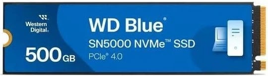 Disk SSD WD Blue SN5000, 500GB, M.2, PCIe 4.0, NVMe