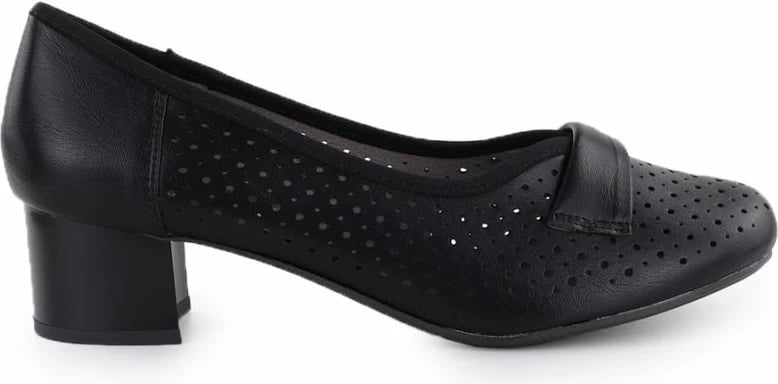 Këpucë me taka Jezzi 233-12, të zeza