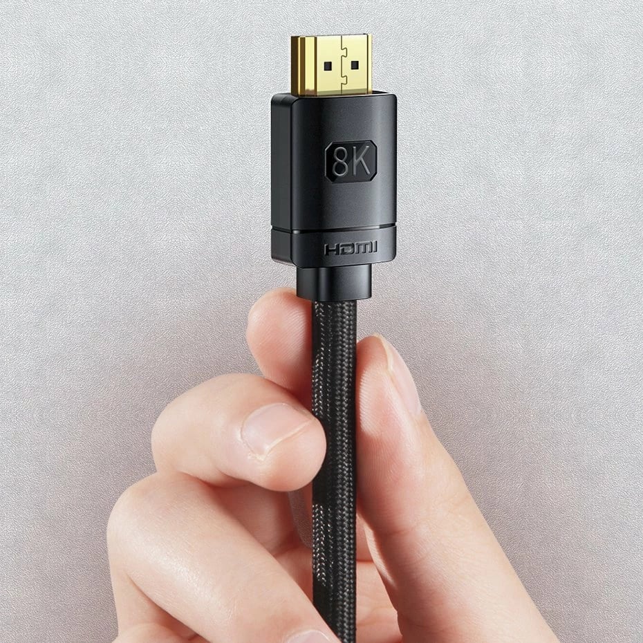 Kabllo HDMI Baseus CAKGQ-L01, 3m, 8K, 48Gbps, e zezë Kabllo HDMI Baseus CAKGQ-L01, 3m, 8K, 48Gbps, e zezë