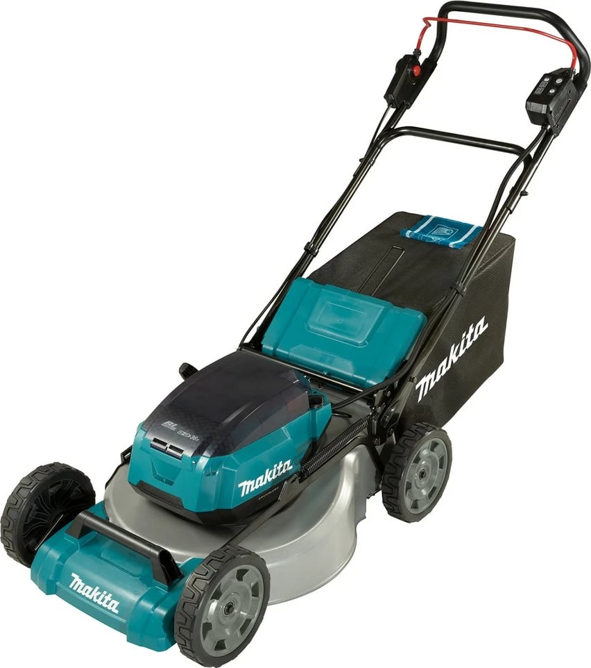 Kositës bari Makita DLM534Z, me bateri 18V 6Ah, 53cm, zi/blu